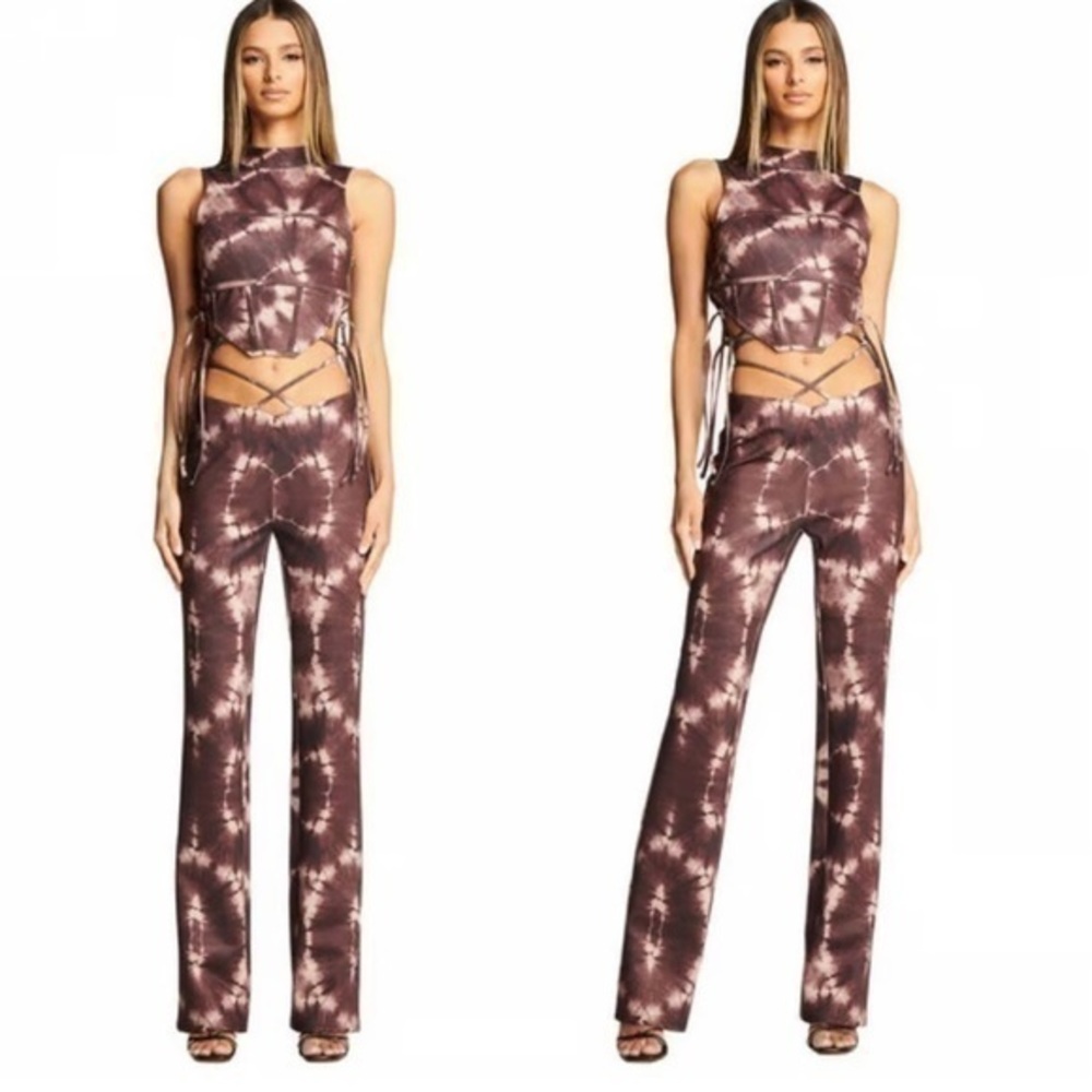I.AM.GIA Evie Tie Dye Flare Leg Pant & Top Set🛍️